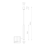 Lampa wisząca LASER 490 SOLID BRASS 8798 Nowodvorski - zdjęcie 4
